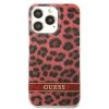 Guess GUHCP13LHSLEOR iPhone 13 Pro / 13 6,1 czerwony/red hardcase Leopard